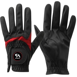 Vente en gros Gants de golf en cuir Cabretta de qualité supérieure avec logo personnalisé Gants de golf en cuir souple Gant de golf personnalisable à prix d'usine - Product Image 3