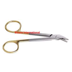 Tijeras de Corte de Suturas Manuales TC de Acero Inoxidable BISONS, Instrumento Quirúrgico al por Mayor - Product Image 3