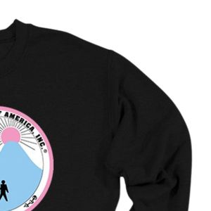 T-shirt noir à manches longues et col rond avec motif graphique en vinyle, vêtement décontracté pour tous les jours, streetwear confortable, haut de gamme pour un style de vie décontracté - Product Image 5