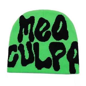 Gorro de punto personalizado al por mayor con logo, puño ancho, cálido para invierno, gorro acrílico liso, bordado OEM, gorro de esquí para exteriores - Product Image 1