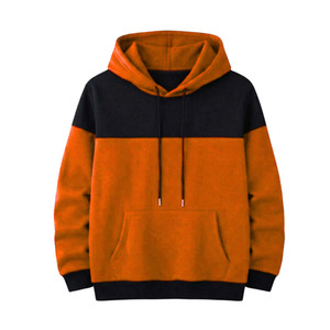 Sweat à capuche unisexe personnalisé en polyester/coton imprimé, doublé, écologique, de haute qualité, en molleton, vierge, streetwear, épais et oversize - Product Image 1