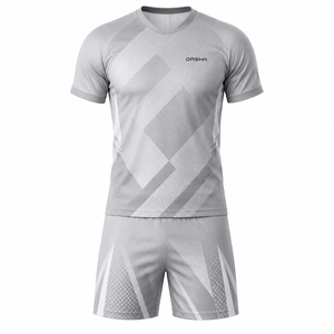 Uniforme de football personnalisé 100% polyester 220GSM pour hommes, séchage rapide, évacuation de l'humidité, respirant, impression par transfert thermique - Product Image 3