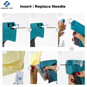 Pistola per etichettatura standard per jeans, resistente e stabile, con aghi per vestiti - Product Image 5