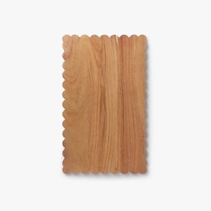 Tabla de Cortar de Madera Rectangular Antideslizante, Bloque de Servir, Accesorio de Cocina Natural - Product Image 3