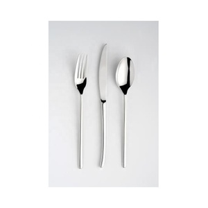 Modern loop Design of Silver Mirror Polished <b>Cutlery</b> Set Stainless Steel Knife Spoon and Fork Set <b>Cutlery</b> - Product Image 4