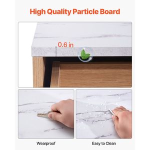 Cassettiera Moderna Minimalista a 5 Cassetti in Legno con Dispositivo Antiribaltamento Scorrevole, Soluzione di Archiviazione per Armadio - Product Image 5