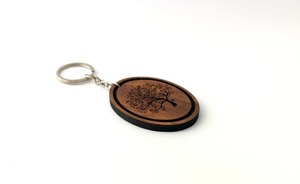 Urban Edge Wooden <b>Key</b> Chains Streetwear Style Wooden <b>Key</b> Chains Solid Color Wooden <b>Key</b> Chains <b>Custom</b> Factory Wholesale Item Use - Product Image 2