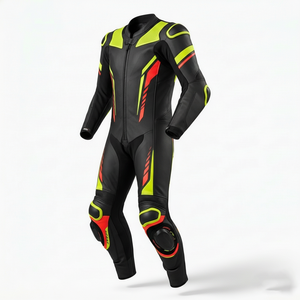 Traje de Motocicleta Personalizado de Última Moda, Chaquetas de Motocicleta de Cuero Genuino y Traje de Motociclista para Carreras, Traje de Motocicleta para Carreras Callejeras - Product Image 3