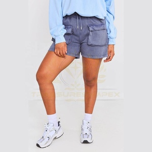 Shorts de survêtement pour femmes, shorts d'été décontractés, athlétiques et confortables, tenues de printemps, mode d'automne, coton, cargo, shorts de rue d'été pour femmes - Product Image 1