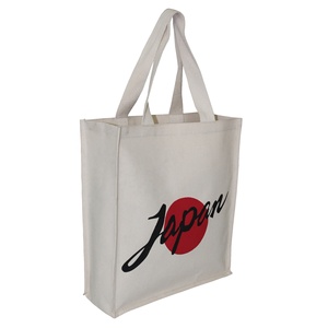 Bolsa de Lona Natural de 10 oz con Asa de Tela, Laminada en PP, Ecológica, Reutilizable, Multiusos, para Compras y Supermercado - Product Image 2