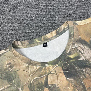 T-shirt de sport camouflage respirant pour homme, séchage rapide, coupe classique, 100 % coton, anti-UV, écologique, 220 g, décontracté, vierge - Product Image 4