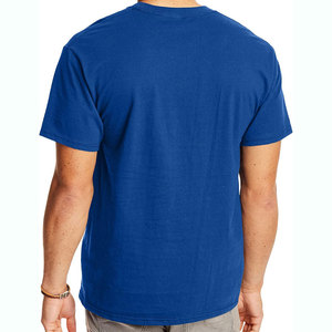 T-shirt décontracté écologique à logo frontal, couleur unie, léger et respirant, style personnalisé, t-shirt uni décontracté - Product Image 5