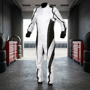 Traje de Karting Personalizado Unisex de Cuero, Resistente al Viento, Talla Grande, Nivel Avanzado 2, Traje de Karting Profesional - Product Image 3