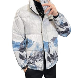 Wholesale Custom Made <b>Men's</b> Waterproof Canvas Puffer Jacket Top Selling Latest Design Zipper Closure Breathable Stand Front - Product Image 6