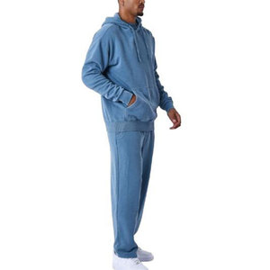 Survêtement décontracté uni pour homme, effet délavé à l'acide, style vintage, dernière mode, effet usé soleil, qualité supérieure, prix de gros - Product Image 2