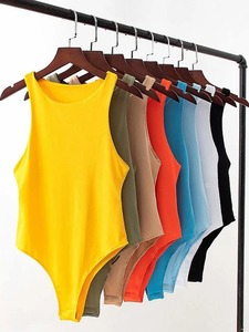 Body de una Pieza para Mujer, Ligero, Resistente a las Arrugas, Fabricante OEM de Moda, Proveedor de Ropa al por Mayor con Marca Privada - Product Image 6