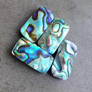 Cabujón de Concha de Abulón Natural AAA+, Forma de Cojín Grande, Calibrado, Piedra Preciosa Suelta, para Joyería - Product Image 3