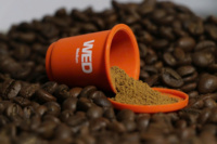 Capsules de café instantané lyophilisé de qualité supérieure, mélange Arabica Robusta, goût neutre, certifié HACCP ISO, 2,0 % de caféine