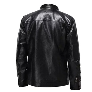 Veste de moto en cuir durable et coupe-vent pour hommes, homologuée CE, toutes saisons, grande taille et quantité minimale de commande bas pour l'équitation hivernale - Product Image 4