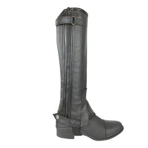 Demi-guêtres en cuir anti-rétrécissement pour hommes, tendance actuelle, fabricant et grossiste d'équipements équestres, fournisseur de demi-guêtres en cuir - Product Image 2