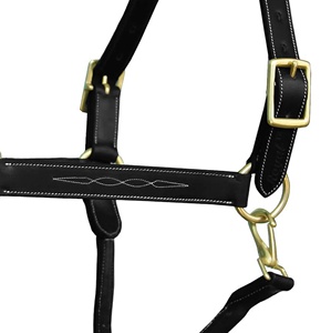 Harnais de cheval en nylon 100% authentique de haute qualité, design anatomique, surpiqûres fantaisie, boucles en laiton, rembourrage doux Horsekraft, endurance. - Product Image 6