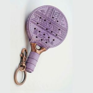Llavero de Goma Personalizable al por Mayor con Forma de Raqueta de Tenis y Pádel, con Logotipo Personalizado, Material Duradero, Tamaño Personalizado para Regalos de Eventos - Product Image 3