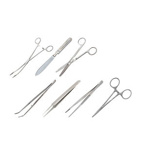 High Quality Stainless Steel Mouse Dissecting Kit 8 Pcs Basic Rodent Veterinary Surgery <b>Instrument</b> Set CE ISO By Grip Surgical - Product Image 5
