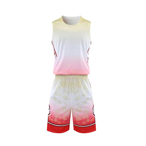 ชุดยูนิฟอร์มบาสเก็ตบอลแบบขายส่งสั่งทำได้ทุกฤดู ไซส์พลัส ระบายอากาศได้ดี ผลิตจากโพลีเอสเตอร์ 100% - Product Image 2