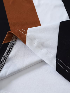 100% Cotton Jersey Men's Professional Short Sleeve Stylish Oversized Printed Breathable Quick Dry Anti-Wrinkle O-Neck Plus Size - Product Image 4