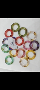 แหวนรองผ้าเช็ดปากเรซิ่นคุณภาพสูง เป็นมิตรกับสิ่งแวดล้อม สีสันตามสั่ง สไตล์อเมริกัน ดีไซน์ทันสมัย ทนทาน ตกแต่งโต๊ะงานแต่งงาน - Product Image 2