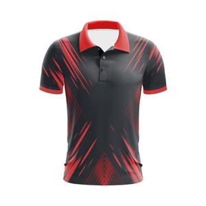 Chemises polo de haute qualité à manches courtes, 100% polyester, impression par sublimation sur toute la surface - Product Image 3