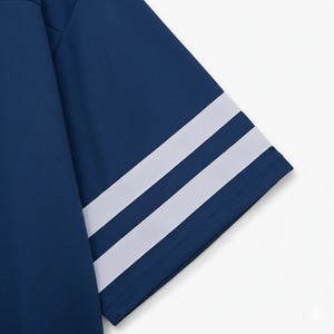 Camiseta de Fútbol INDEX APPAREL 1925 con Cuello en V, Manga Tres Cuartos, Unisex, Azul, Poliéster Transpirable, para Todas las Temporadas, Corte Holgado - Product Image 5