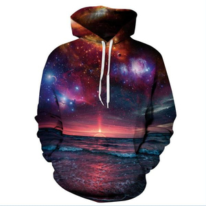 Sweat-shirts à capuche personnalisés pour hommes, imprimés par sublimation numérique, en polaire 100% polyester, coupe ample, avec logo personnalisé - Product Image 3