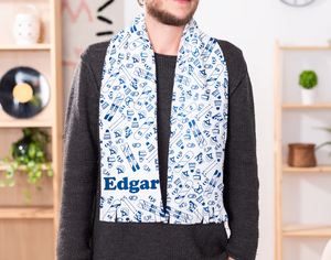 Pañuelos Largos Clásicos Personalizados con Diseño Único, Estampados, para la Cabeza, Hiyab, Chal, Tela Suave, Pañuelo de Moda, Pedido al por Mayor - Product Image 3