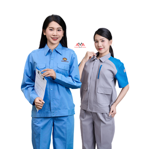 Ropa de Trabajo de Tallas Grandes VN SUPPLIERS, Uniforme Azul y Negro para Construcción, Ropa de Trabajo Personalizada de Fábrica, Ropa Unisex - Fábrica FMF - Product Image 1