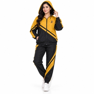 <b>Women</b> <b>Windbreaker</b> Tracksuit Lightweight Athletic Jacket Matching Pants Breathable Fabric Comfortable Sportswear For Running - Product Image 1