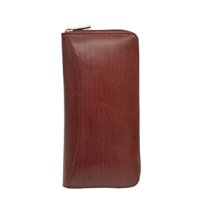 [Best Deal] Top Quality Castello Leather RFID Passport <b>ID</b> Case <b>Holder</b> Boarding Pass Zipper Wallet Travel Accessories Brown - Product Image 2