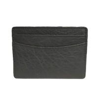 Dompet Kantor Kantor Kerja Pria dengan Kantong Transparan Mini untuk Kartu ATM, Debit, Kredit, ID, Dokumen, dan Kartu Metro Bus yang Trendy dan Terbuat dari Kulit.