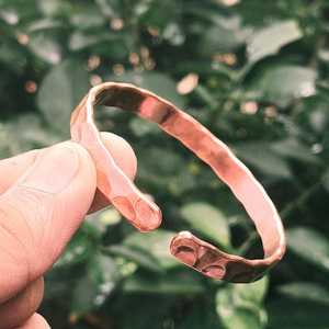 Handcrafted <b>Copper</b> Alloy Cuff <b>Bracelet</b> Vintage Hammered Unisex Jewelry Geometric Design Antique Finish <b>copper</b> therapy jewelry - Product Image 1