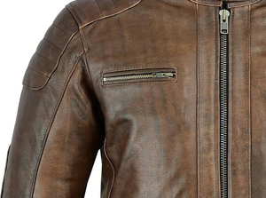 Servicio Profesional OEM en Invierno, Chaqueta de Cuero al por Mayor, Chaqueta Vaquera Personalizada de Moda para Hombre - Product Image 3