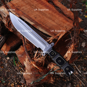 Couteau à lame fixe professionnel Walking Dead Daryl Dixon en acier au carbone, pointe clip, manche en micarta, objet de collection, personnalisable, survie - Product Image 4