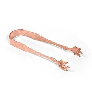 Seau à glace en cuivre fait main avec pinces étoilées, refroidisseur rond vintage en métal - Product Image 6