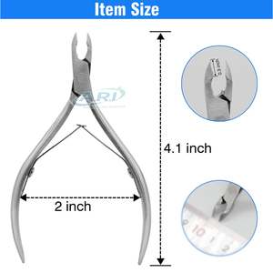 ที่ตัดเล็บมือเล็บเท้าสแตนเลสอย่างดี สำหรับทำเล็บมือและเล็บเท้า คุณภาพสูง สำหรับตัดเล็บขบ - Product Image 2