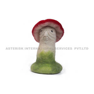 Ornements pour décorations d'arbre de champignon en laine de feutre de noël, décoration de maison suspendue et de vacances, artisanat en feutre en vrac disponible en gros - Product Image 5