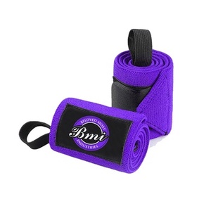 Customizable Logo Premium Neoprene Gym Wrist <b>Straps</b> Unisex Adjustable Fitness Training Weightlifting Safety Wraps Latest Design - Product Image 3
