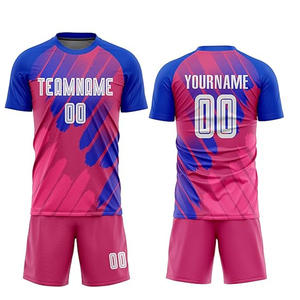 ชุดฟุตบอลโพลีเอสเตอร์ เสื้อฟุตบอลผู้ใหญ่ ระบายอากาศได้ดี ชุดฟุตบอลหลากสี - Product Image 4