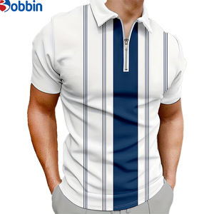 Colección de Verano, Nuevas Camisetas Polo de Moda con Bordado de Rayas, Camisetas Polo Tejidas con Logotipo Moderno para Hombre, Ropa Deportiva - Product Image 4