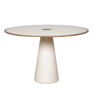 Table à manger en ciment moderne et luxueuse, durable, pour villa, hôtel, usage agricole, ronde, 4 places, écologique, prix compétitif - Product Image 1