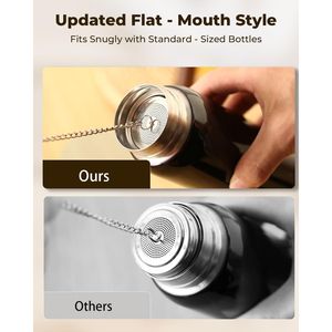 Infusore per Tè a Maglia Extra Fine con Coperchio Sottile Filettato Aggiornato, Filtro per Tè Sfuso in Acciaio Inox 304 - Product Image 2