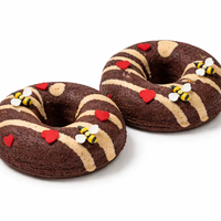 Bombes de bain en chocolat en gros OEM/ODM, marque privée, aux herbes naturelles, en forme de donut, fournisseur en vrac pour l'exportation, bombes de bain aromathérapeutiques